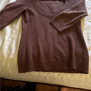 Trina Turk Rich Brown Crew Neck Sweater